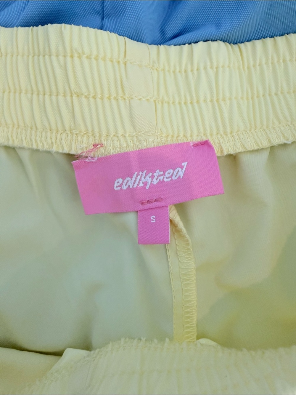 Edited Athletic Side-Striped Shorts - Pink, Yellow, Blue, Size Small - Picture 8 of 11